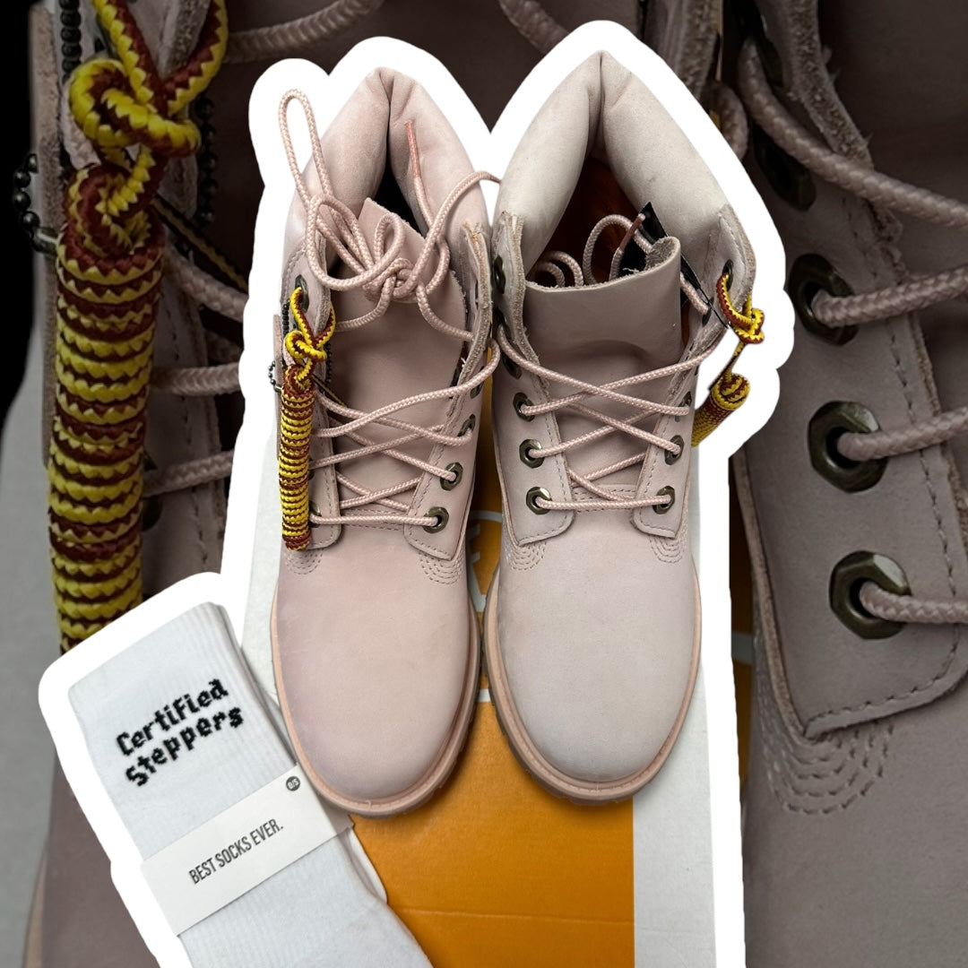 Light Pink 6” Timberlands
