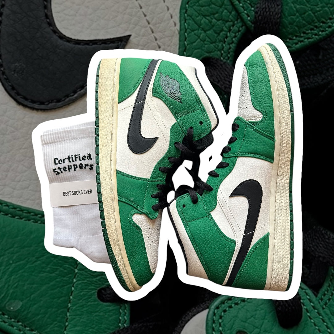 Jordan 1 Celtic Green Used Size 14