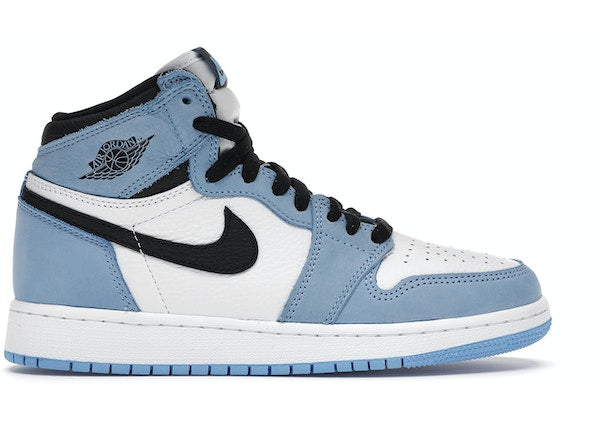 Jordan 1 Retro High White University Blue Black (GS)