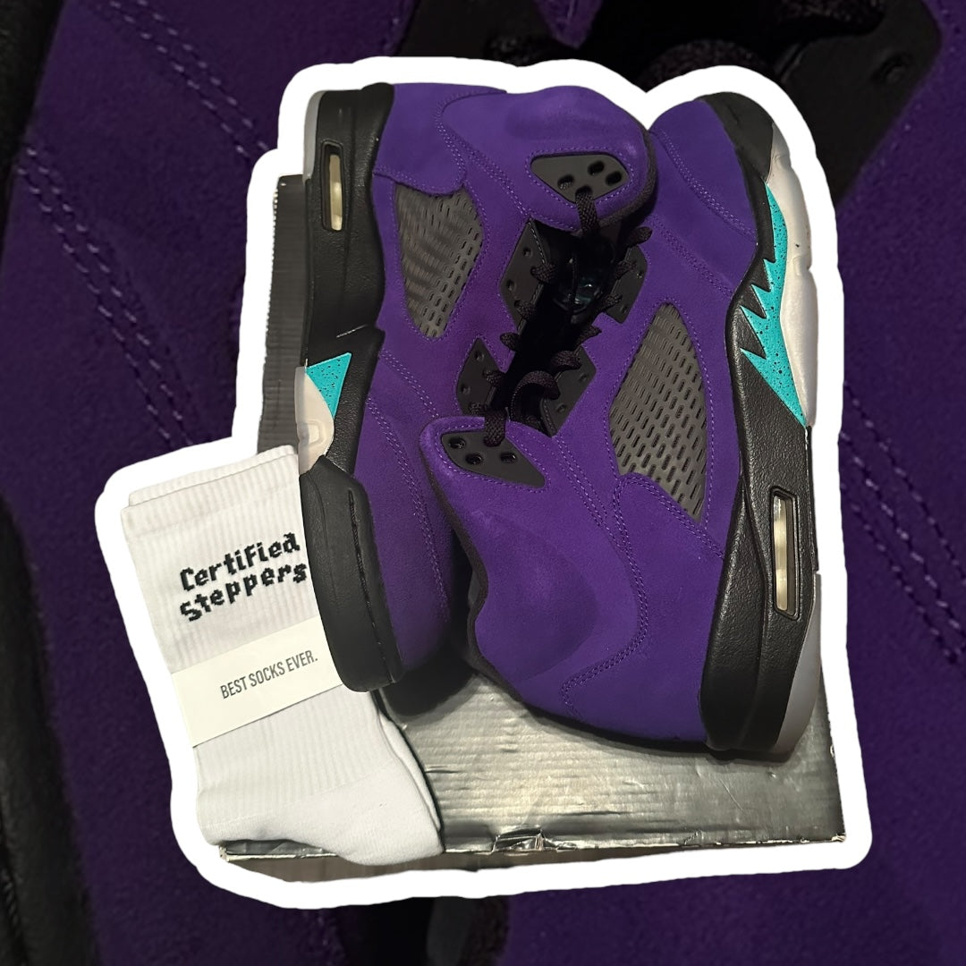 Used Jordan 5 Alternative Grape