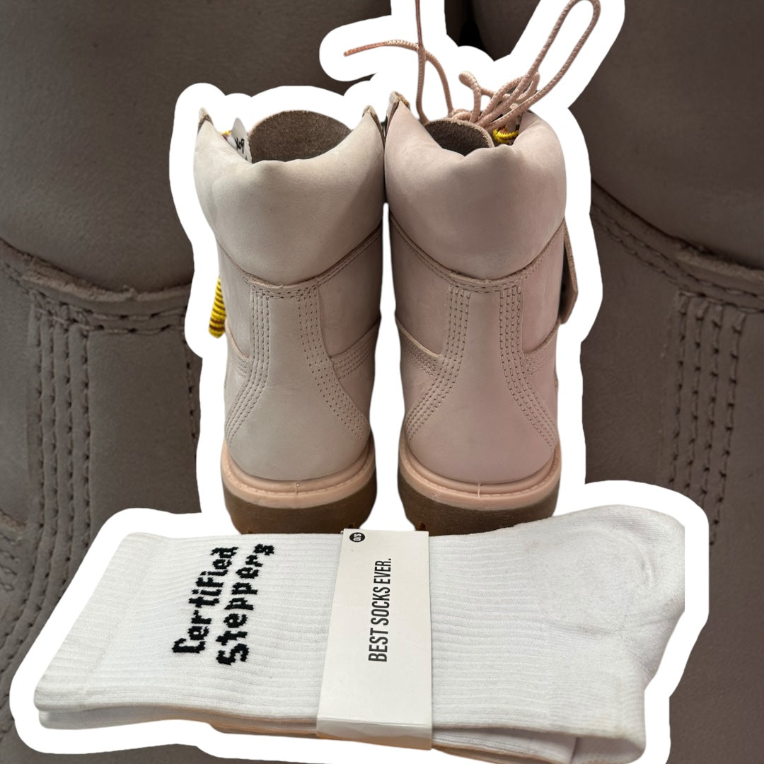 Light Pink 6” Timberlands